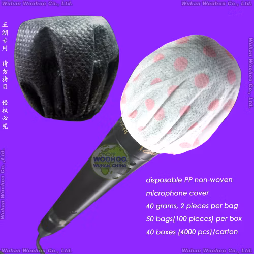 Protective Sanitary Plastic/PE Ear/Head-Set/Microphone/Headphone/Micro-Phone/Mic/Ear-Piece/Mike/Head-Phone/SMS/Disposable PP Nonwoven Beard Cover/Headset Cover