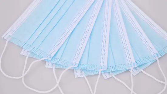 FDA/En14683 認定使い捨て医療用フェイスマスク イヤーループ付き 3 層使い捨て病院使用外科用フェイスマスク