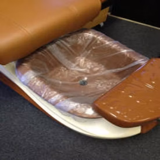 SPAペディキュアチェア用使い捨てフットマッサージ/ペディキュア浴槽ライナー